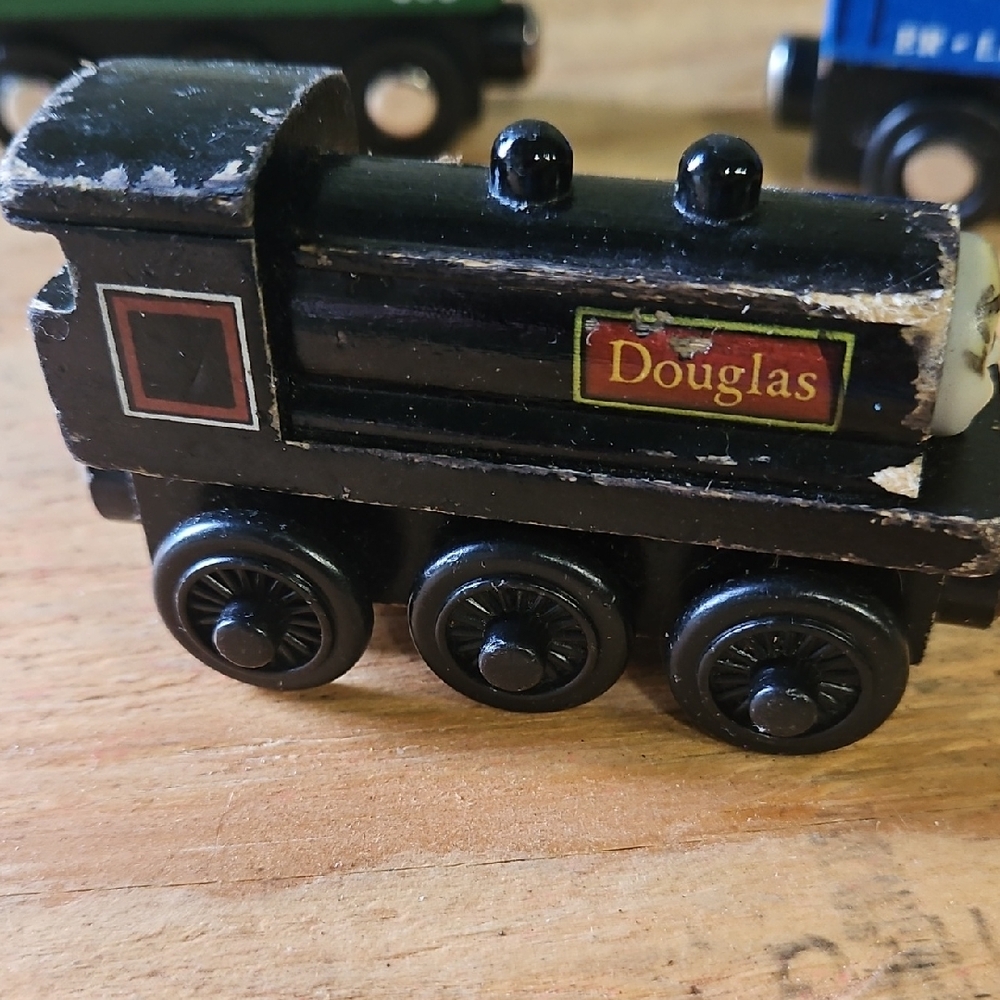 Vintage WOODEN Douglas Train From Thomas And Friends